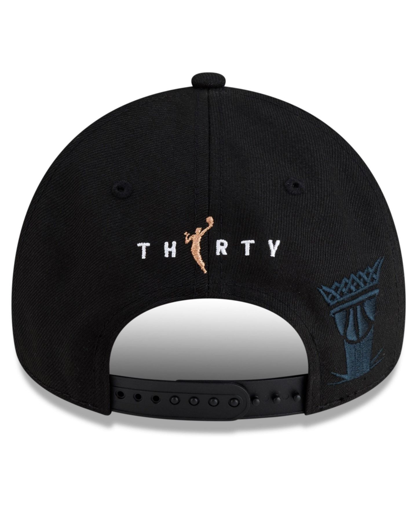 Мужская кепка New Era Black New York Liberty 2026 WNBA Commissioner's Cup Champions A-Frame 9FORTY Adjustable Hat — фото 4