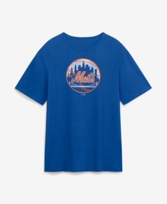 Men's Royal New York Mets Vintage Logo Legacy T-Shirt