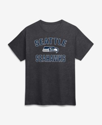 Men's Charcoal Seattle Seahawks Cotton Victory Arch T-Shirt