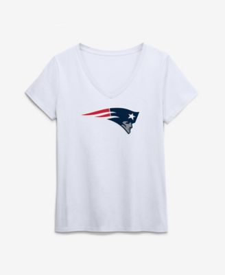 Women's New England Patriots V-Neck Short-Sleeve T-Shirt