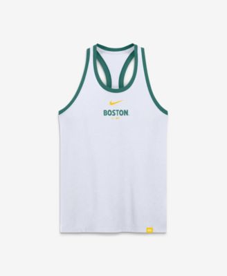 Women's White Boston Red Sox City Connect Script Tri-Blend Dri-FIT Tank Top