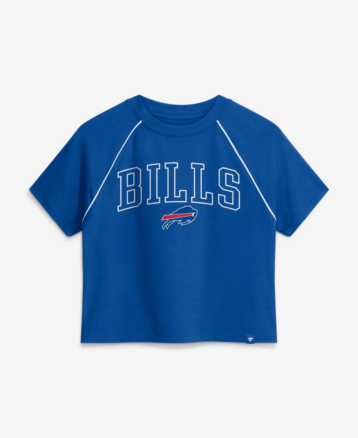 Женский топ Fanatics Buffalo Bills Offensive Scheme Raglan Tri-Blend Cropped — фото 2