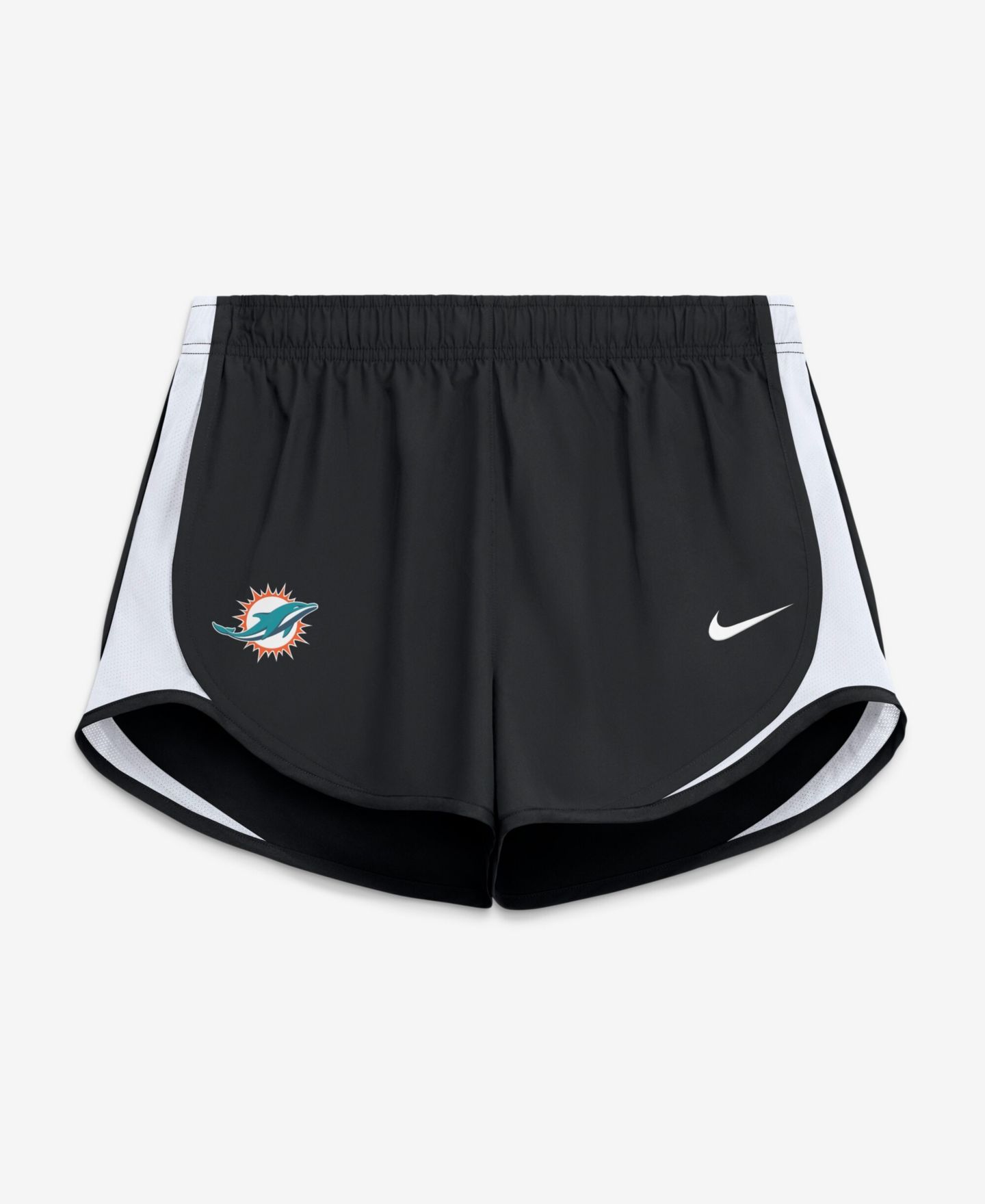 Женские шорты Nike Black Miami Dolphins Tempo Mid-Rise Dri-FIT — фото 2