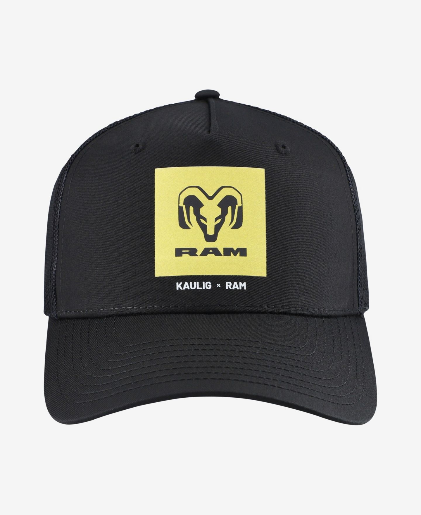Кепка Kaulig Racing x Ram Black Square Trucker Adjustable Hat — фото 2