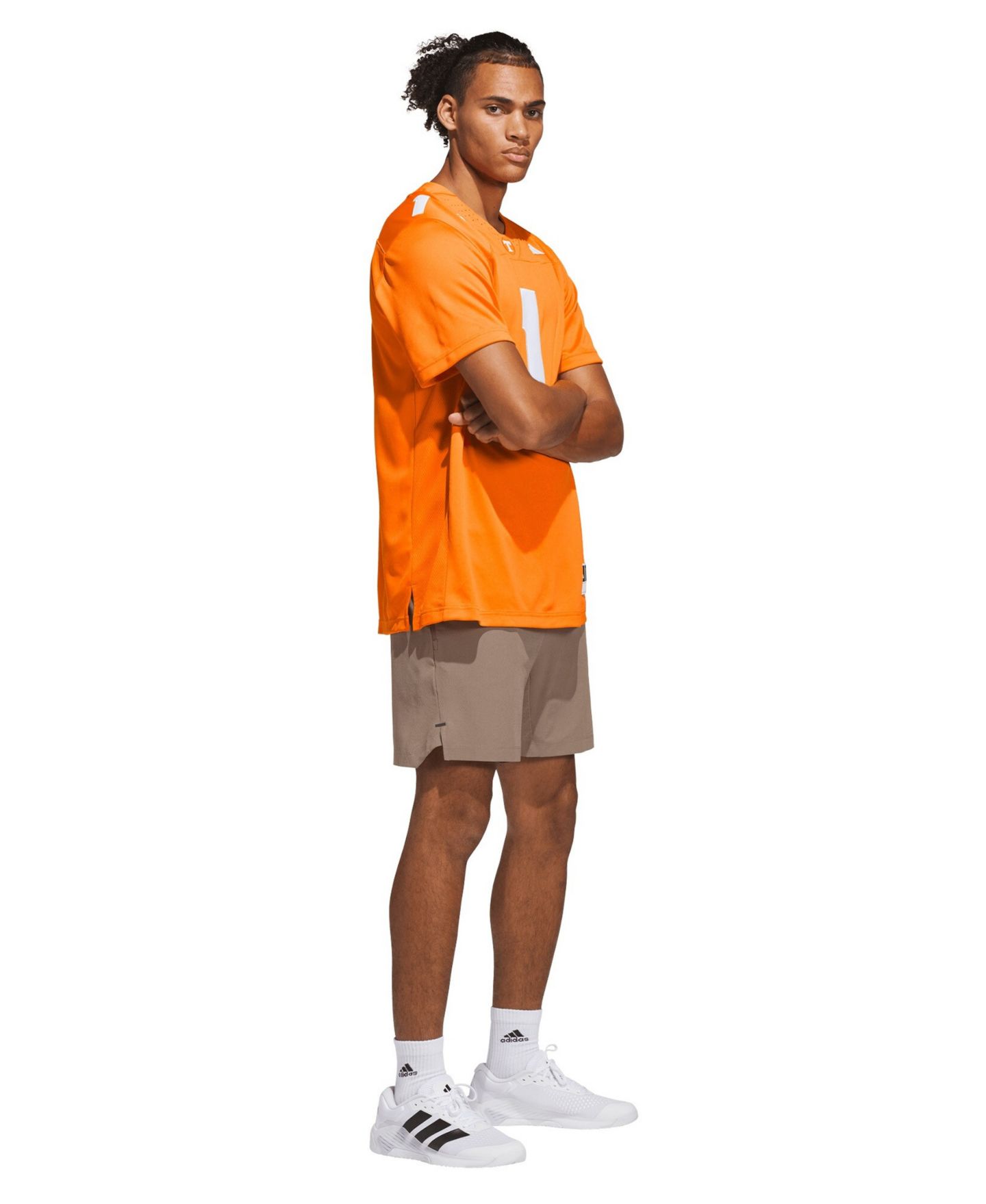 Мужской топ adidas Tennessee Orange Tennessee Volunteers Home Premier Jersey — фото 4