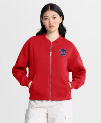 Women's Philadelphia Phillies Rage Against Full-Zip Oversized Fleece Jacket