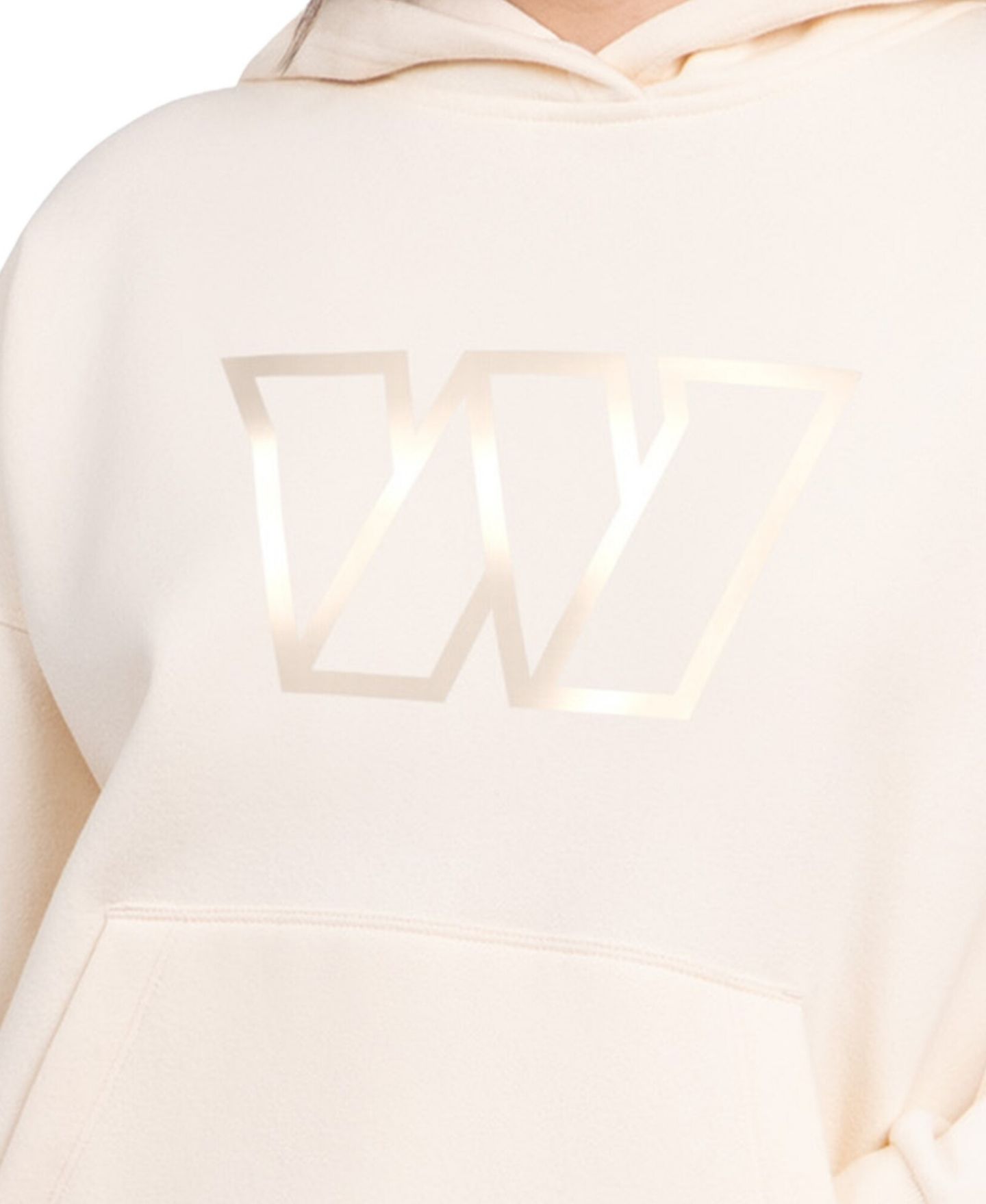 Женское худи Starter Cream Washington Commanders Pastel Relaxed Travel — фото 3