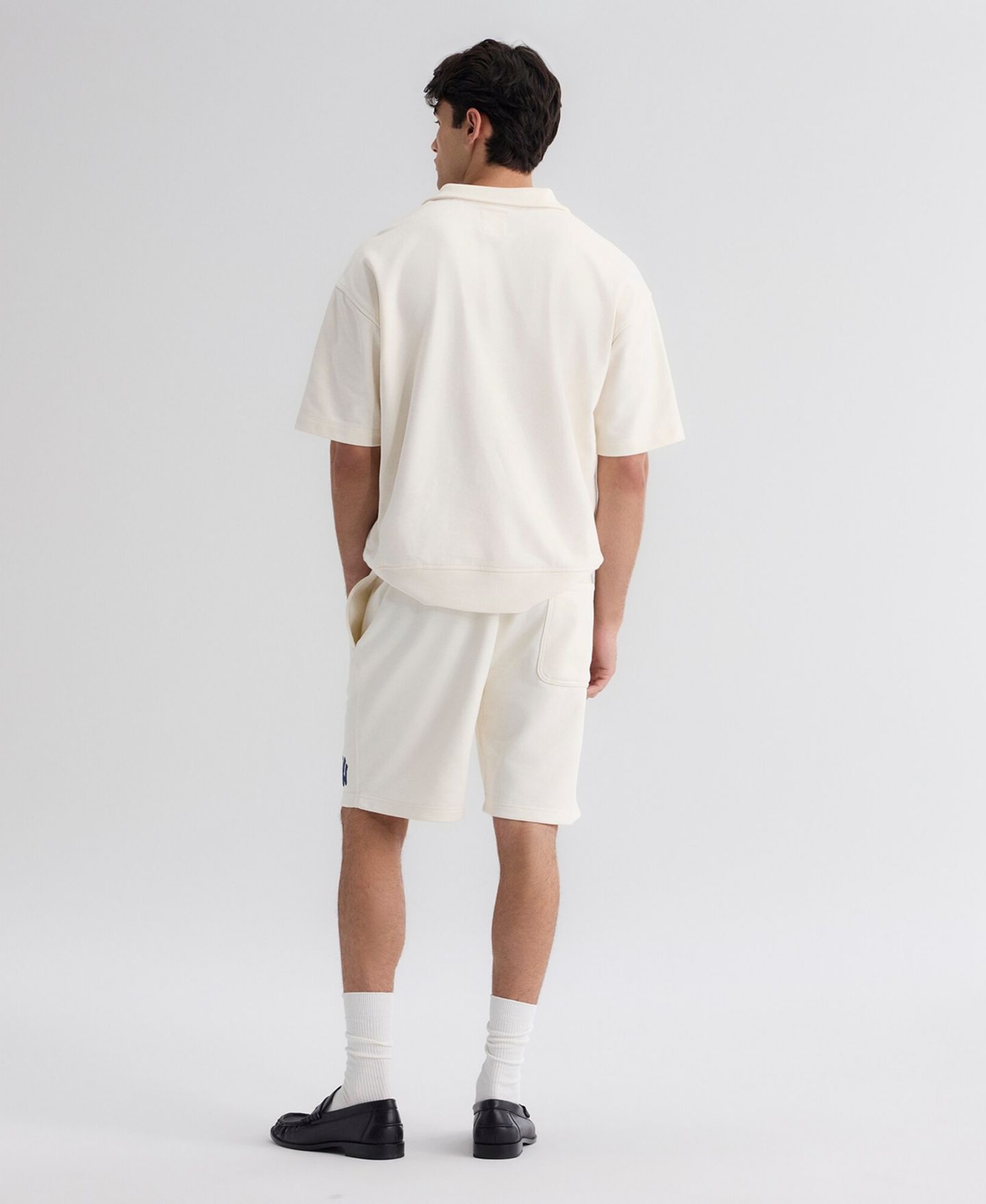 Мужские шорты Fanatics Bisque New York Yankees Iconic Terry Warm-Up — фото 4