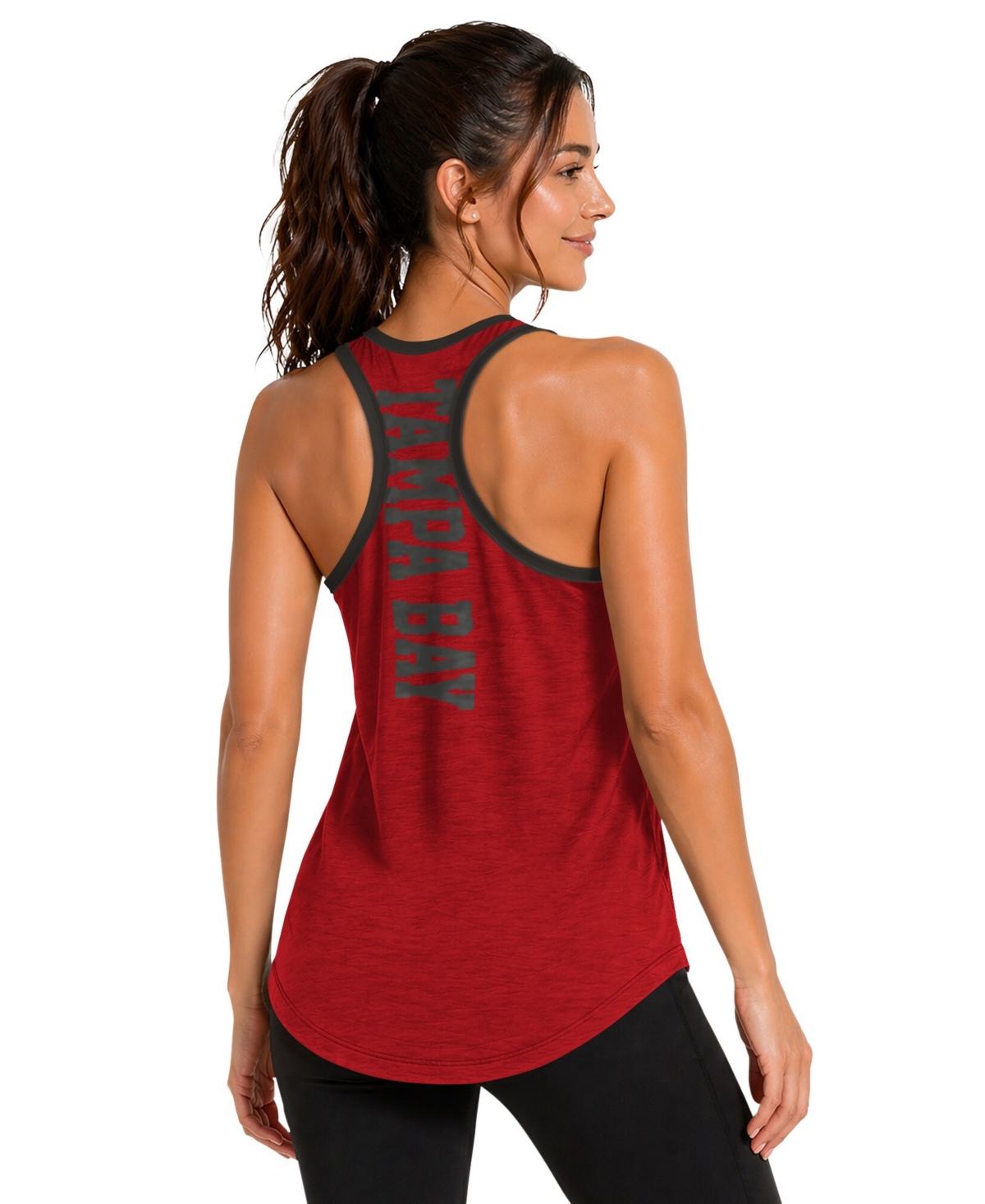 G-iii 4Her by Carl Banks Women's Red Tampa Bay Buccaneers Tater Ii Racerback Tank Top
