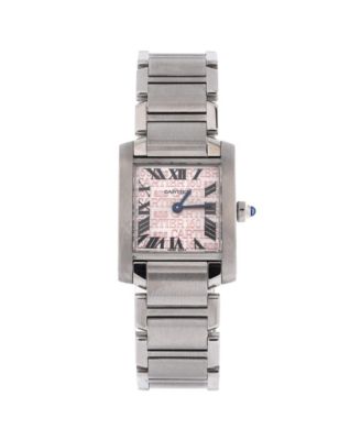 160 Limited Edition Tank Francaise Quartz Watch in Stainless Steel 20mm