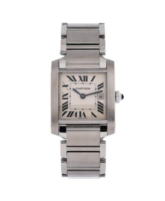 Tank Francaise Quartz Watch in Stainless Steel 25mm