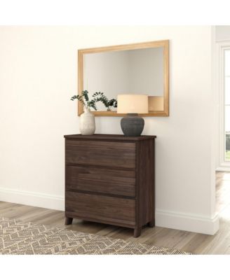 Solid Wood Farmhouse 3 Drawer Dresser