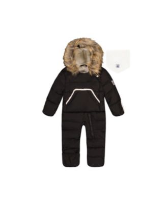 Baby Unisex Snug One Piece Snowsuit Adapted for Car Seats