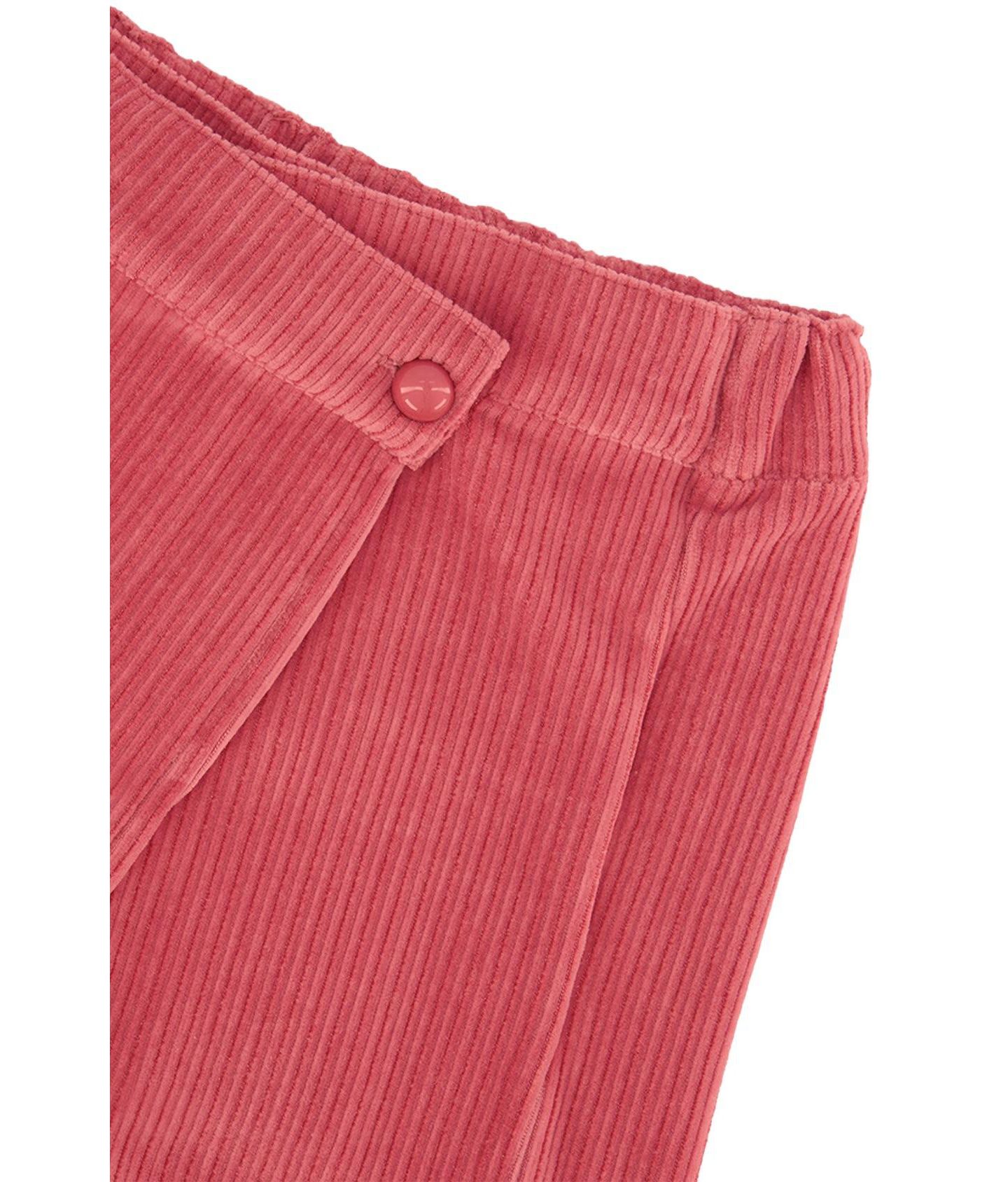 Юбка Deux par Deux (size 2T to 5T) Corduroy Skirt Raspberry для девочек-малышей, цвет: Малиновый розовый — фото 6