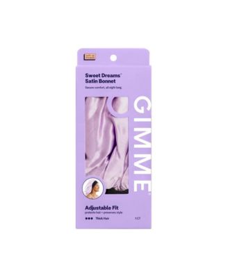 Sweet Dreams Satin Bonnet  Ultra Soft Sleep Bonnet Smooth and Frizz Free Hair Thick Hair, 1 Count