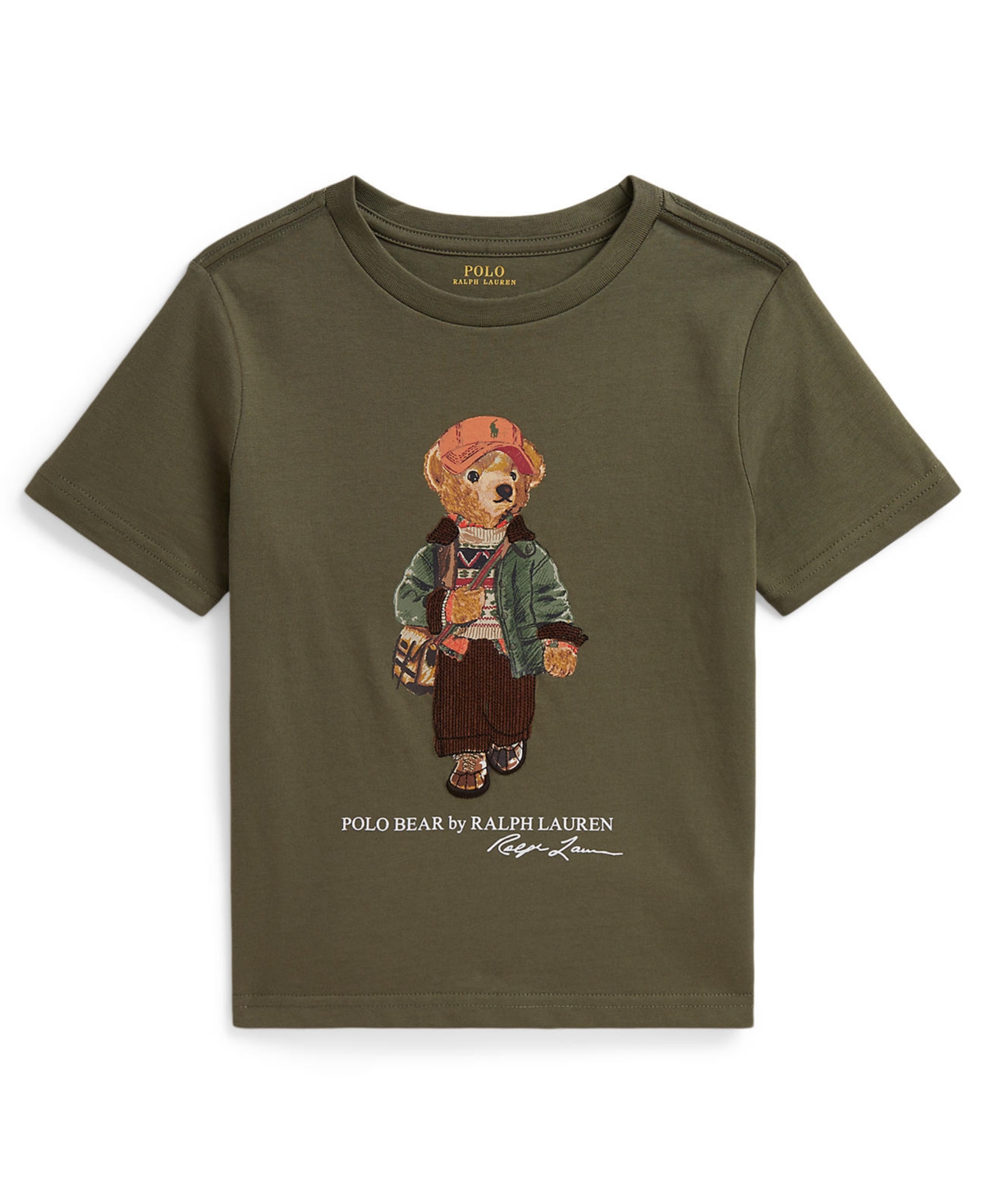 Polo Ralph Lauren Boys' 2T-7 Bear Cotton Jersey T-Shirt
