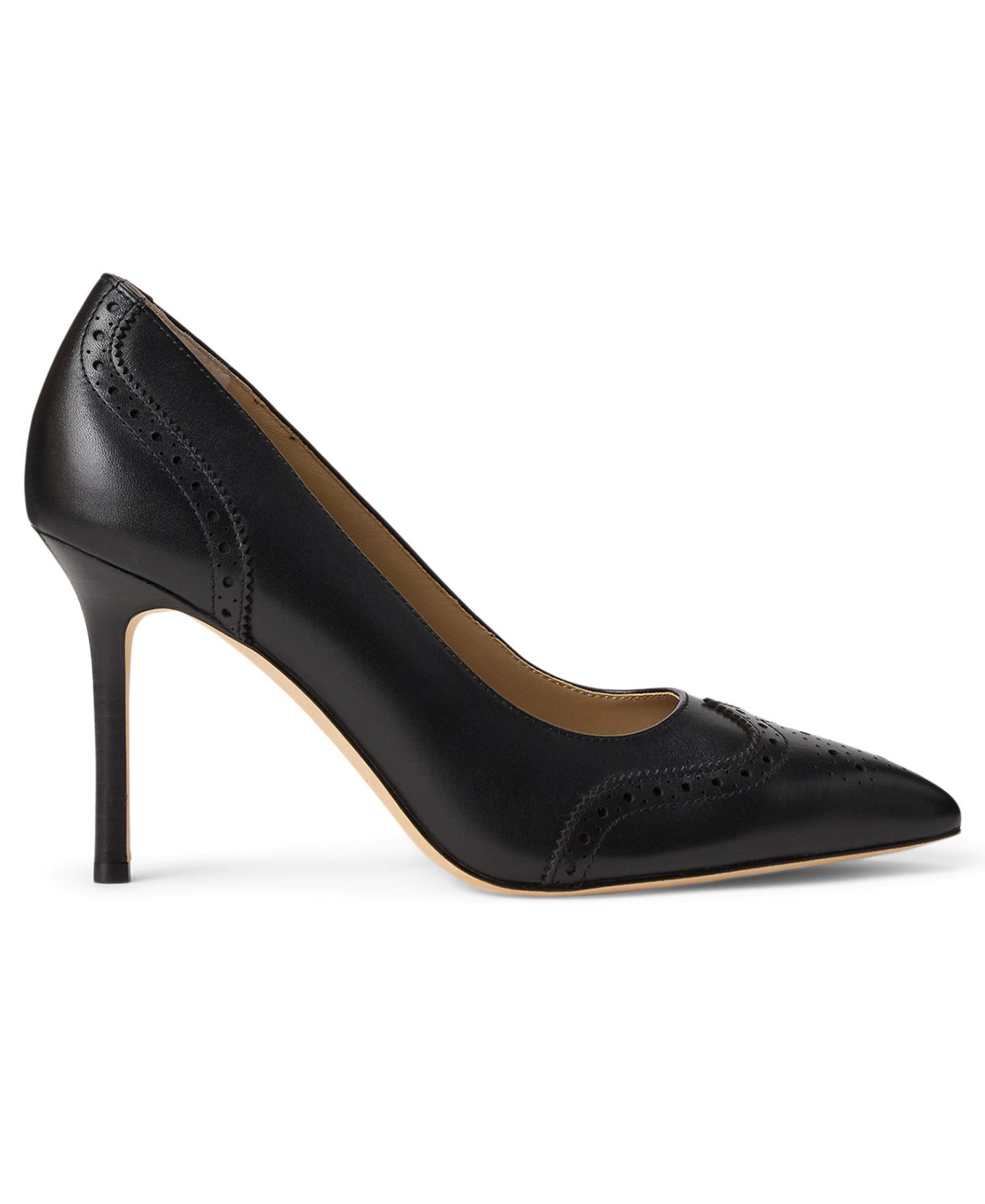 Женские туфли Lauren Ralph Lauren Lynden Stiletto Heel Pumps, цвет: Чёрный — фото 2