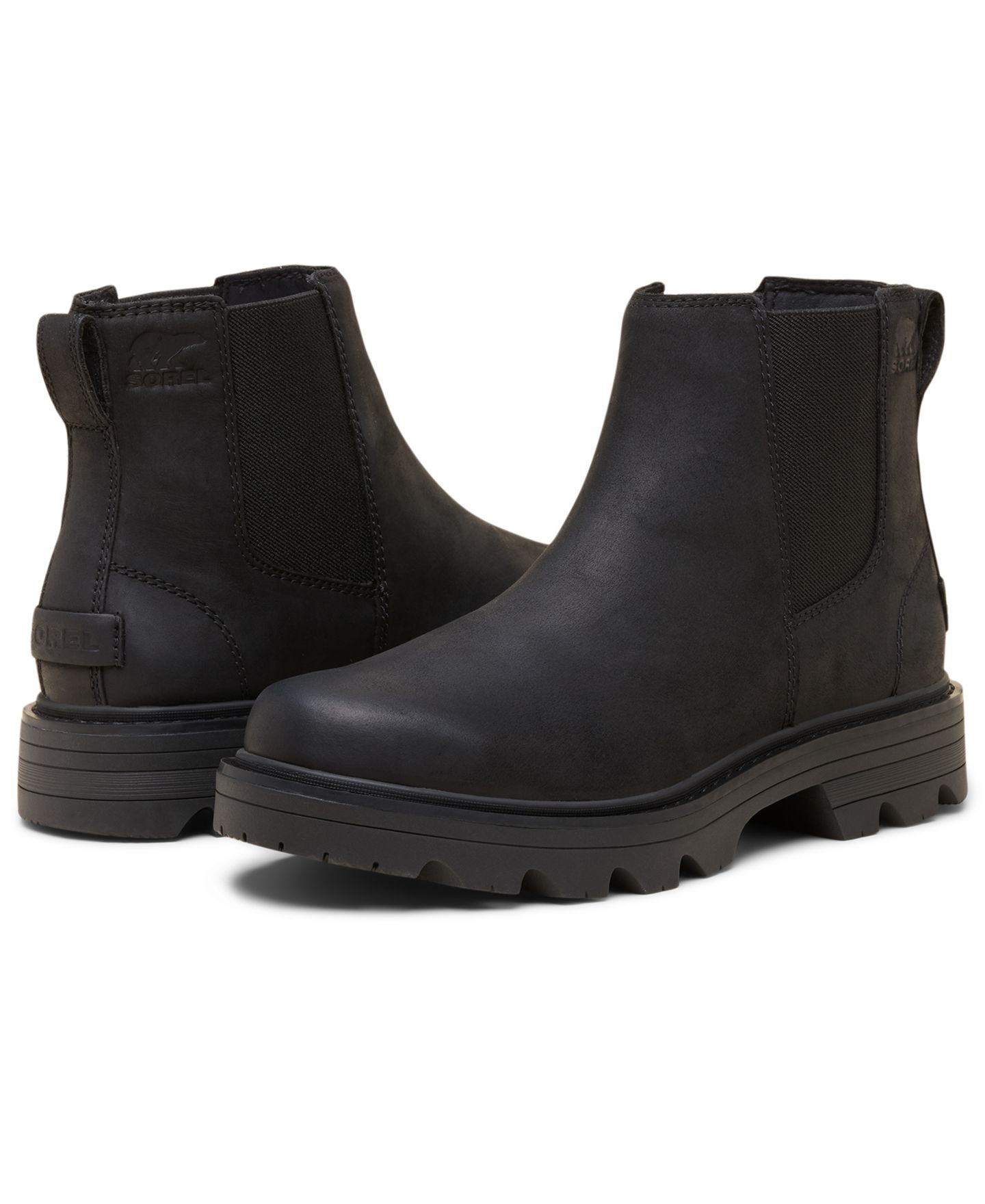 Женские ботинки Sorel Revel RD Chelsea Waterproof Booties, цвет: Чёрный — фото 7