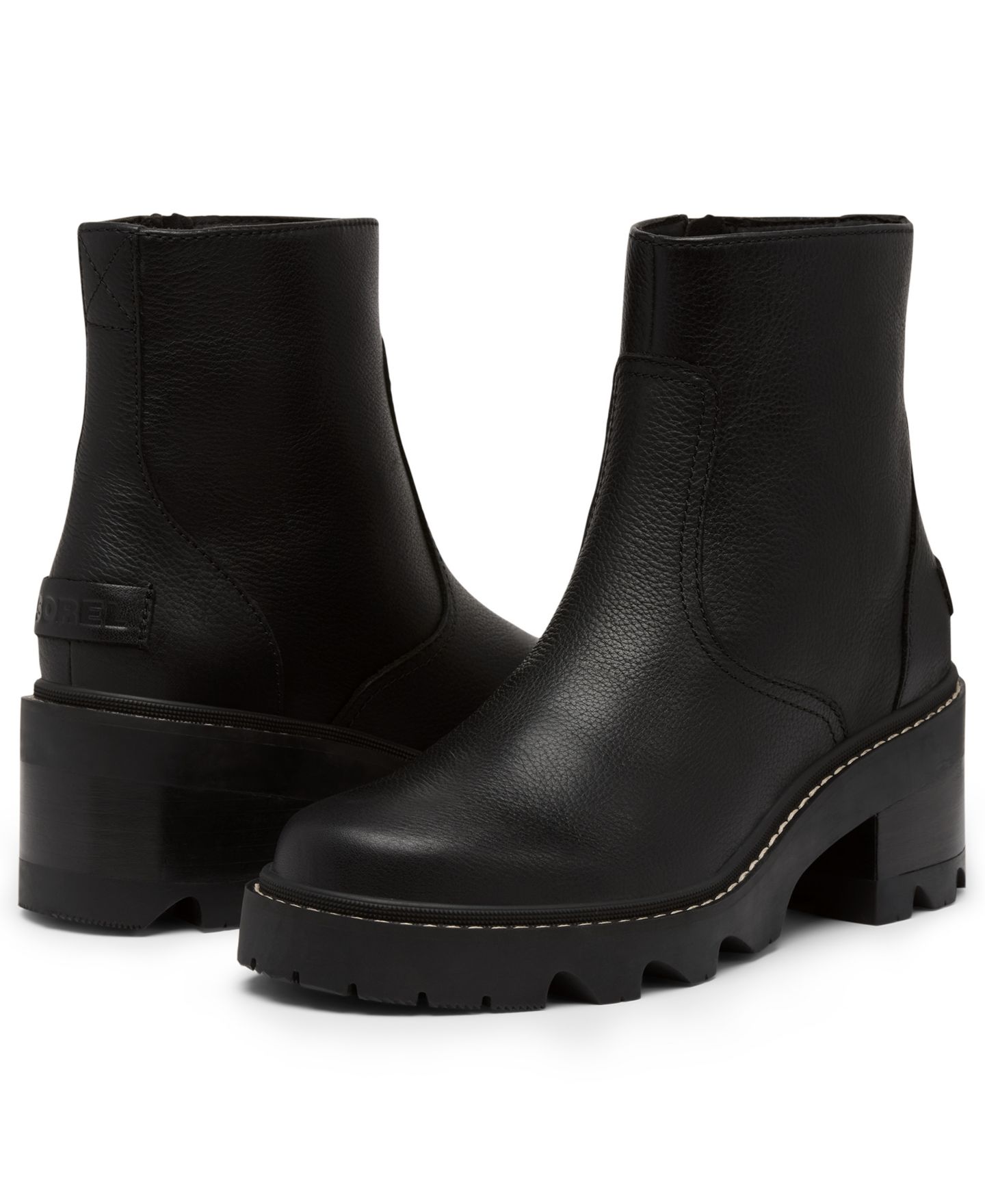 Женские ботинки Sorel Joan Now Zipper Booties, цвет: Чёрный — фото 9