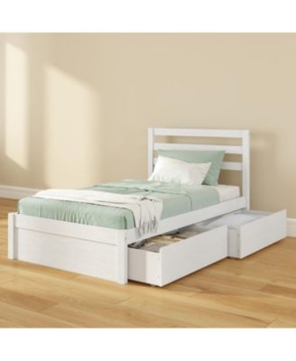Bear Twin Single Bed with Underbed Storage Drawers