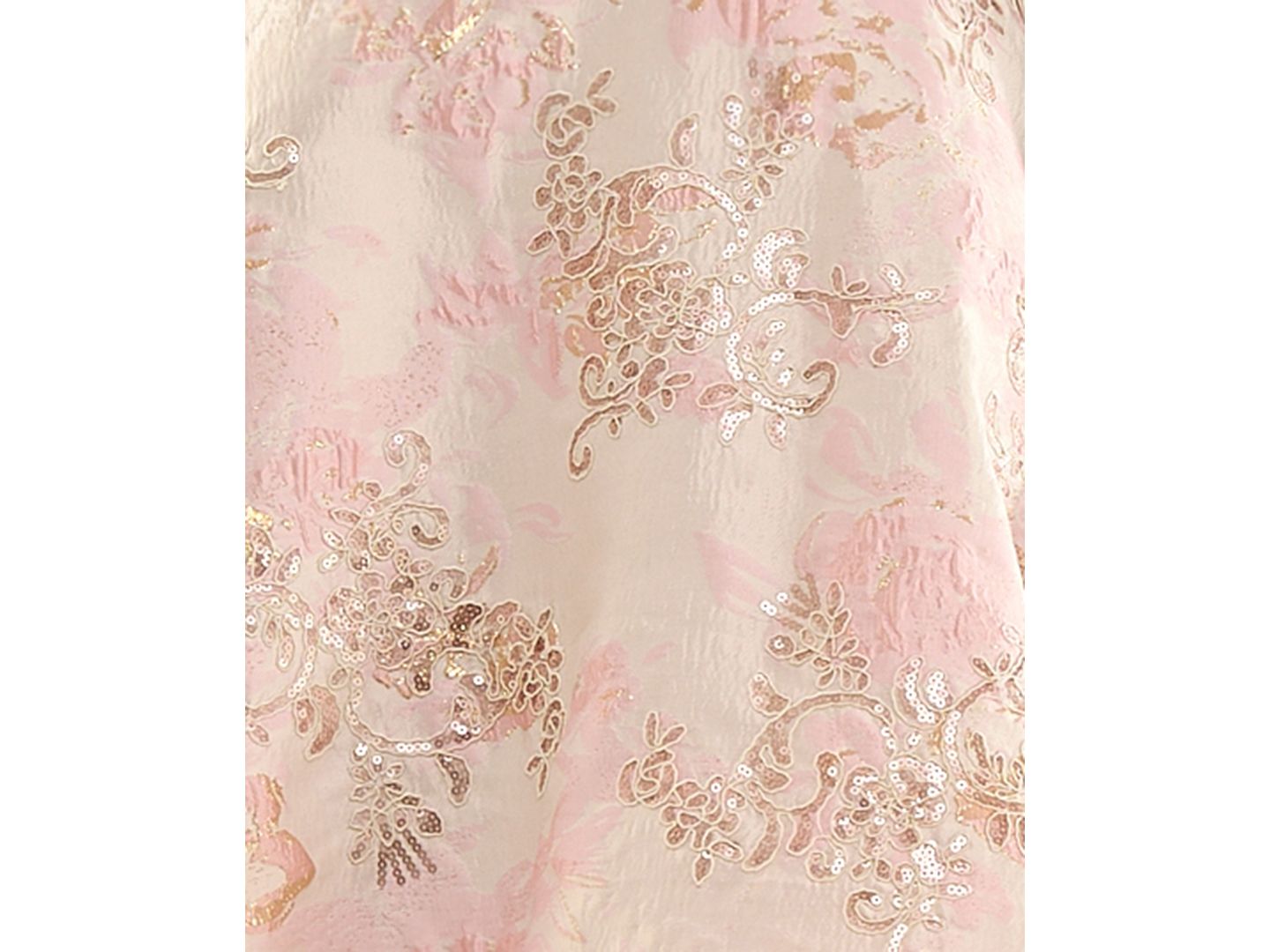 Женское платье SENI & CADE Juniors' Jacquard Floral-Sequin Fit-and-Flare, цвет: Пыльный пудровый — фото 6