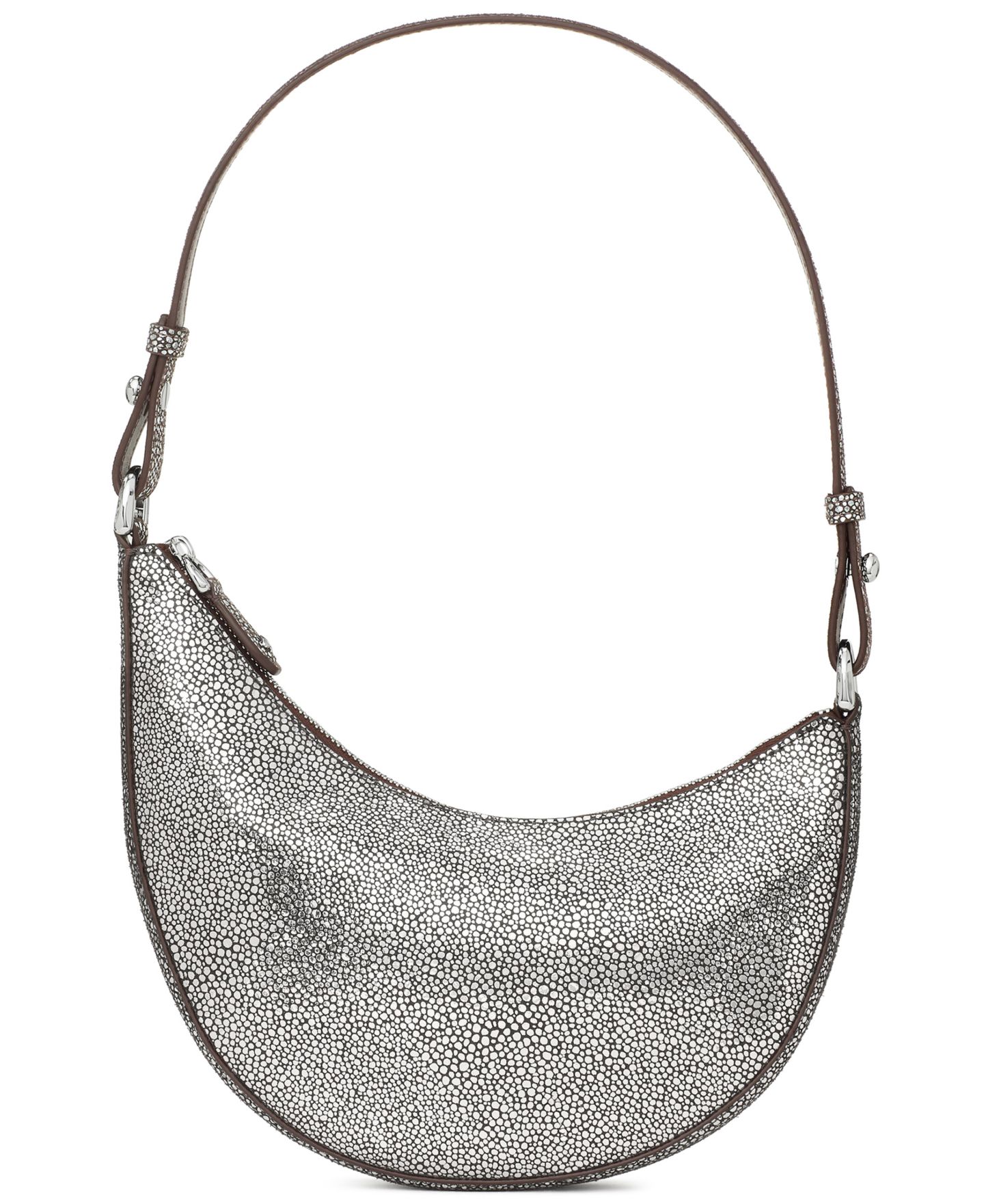 Женская сумка kate spade new york Metallic Dot Printed Small Shoulder, цвет: Металлик — фото 11