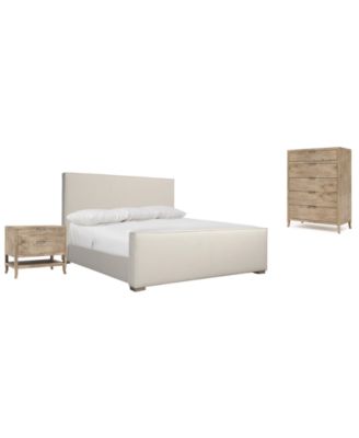 Tribeca 3-Piece Queen Bed Set (Bed, Chest & Nightstand)