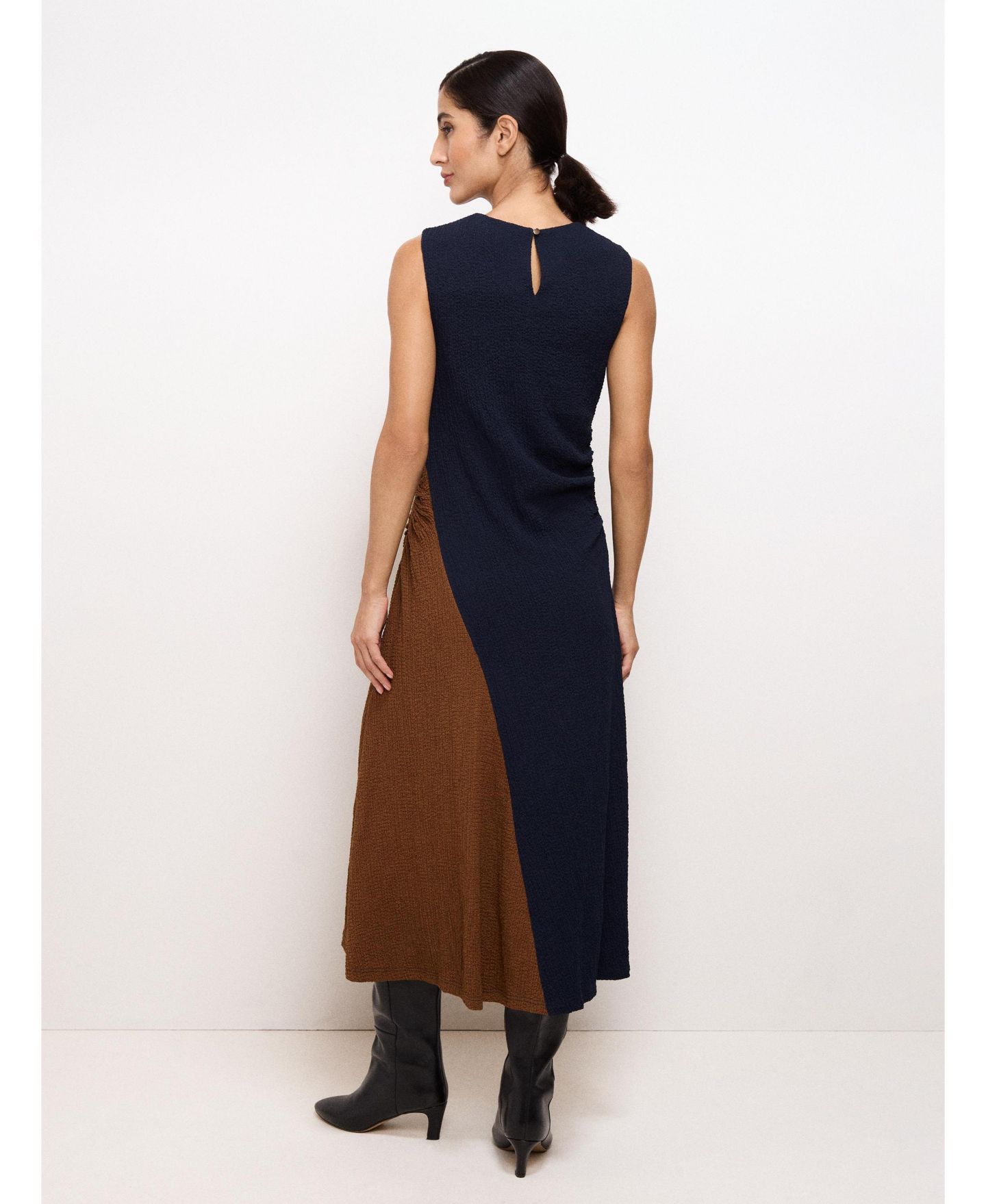 Женское платье Phase Eight Chantelle Jersey Midi, цвет: Тёмно-синий — фото 3
