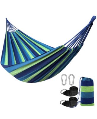 Portable Anti Rollover Hammock With Tree Straps 550lb Capacity Indoor Outdoor Camping Travel