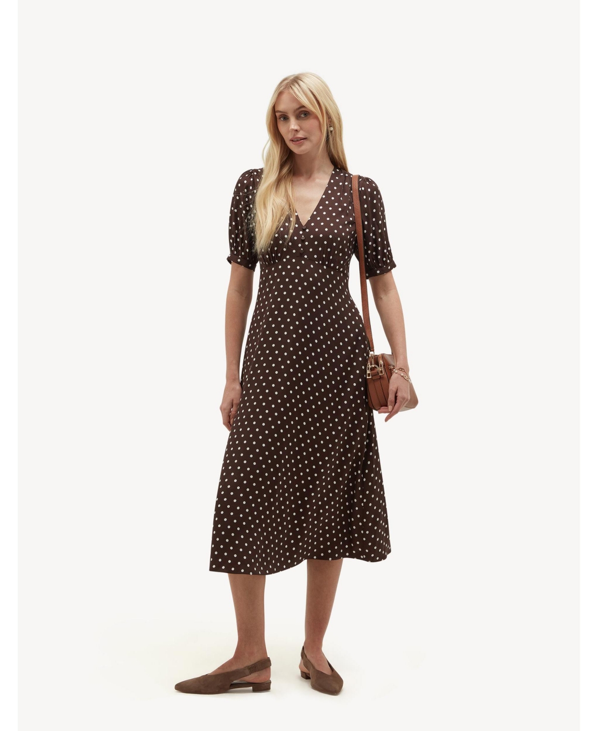 Hobbs London Women's Beki Printed Collar Shirt Dress