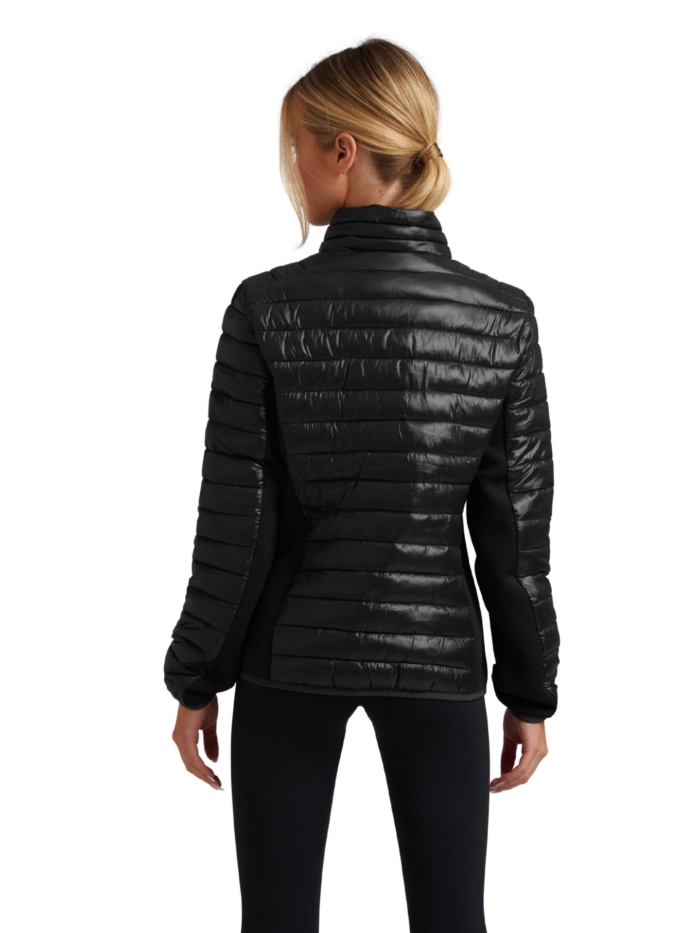 Женская куртка JACK1T Short Funnel-Neck Puffer, цвет: Чёрный — фото 3
