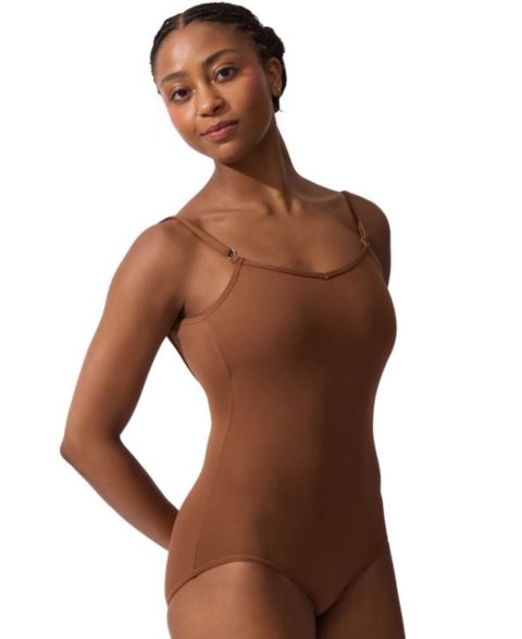 Женский топ Capezio Team Basics Camisole Leotard w/ Adjustable Straps, цвет: Коричневый