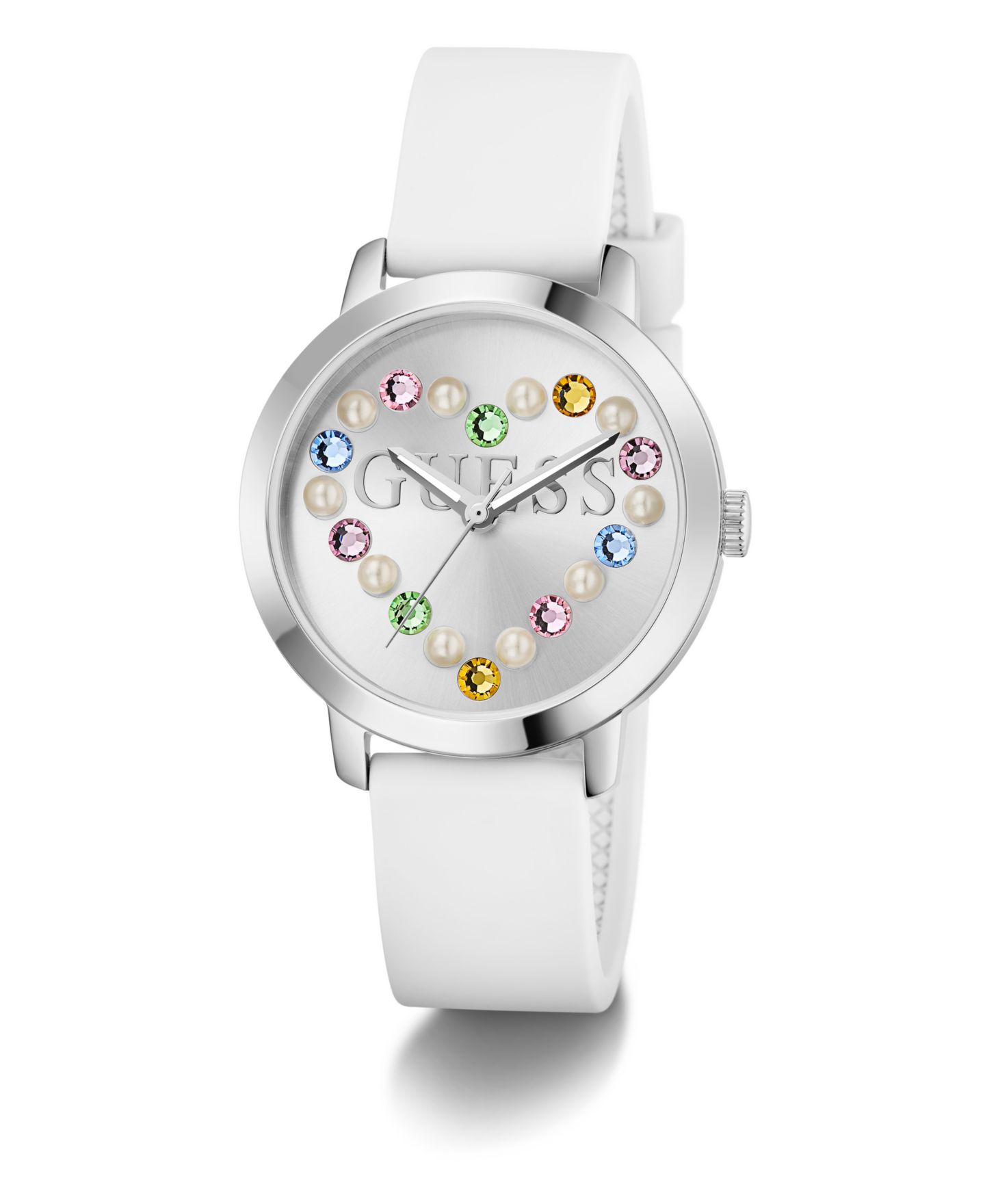 Женские часы GUESS White Silicone 36mm — фото 4