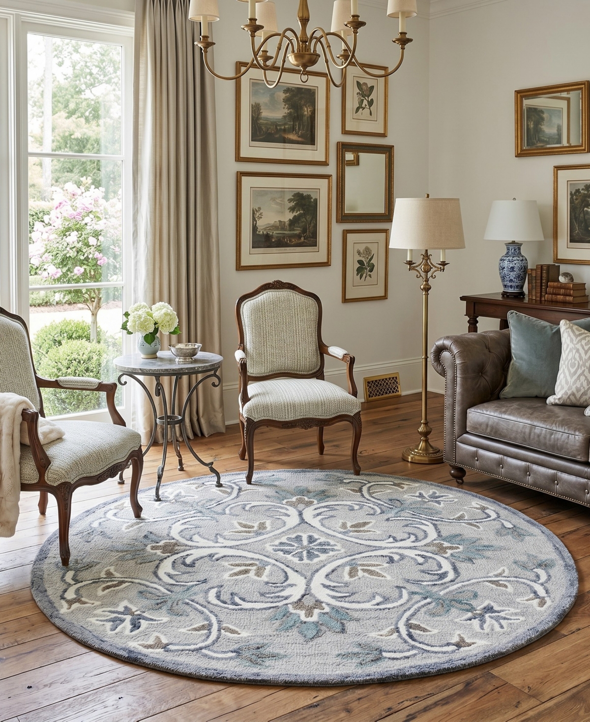 Lr Home Sweet Sinuo-152 4' x 4' Round Area Rug