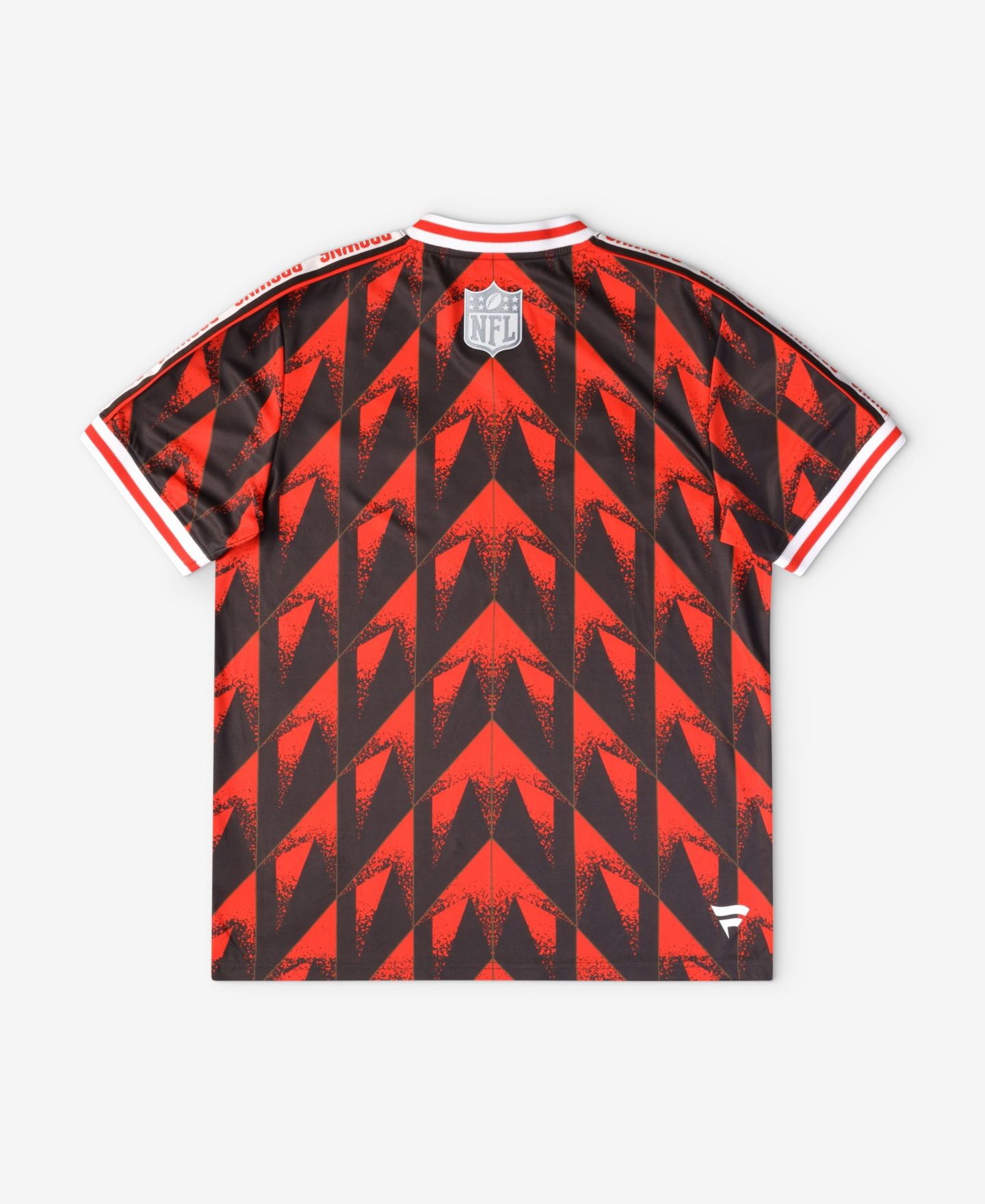 Детский топ Fanatics Orange/Brown Cleveland Browns Football x Football V-Neck Fan Jersey — фото 5