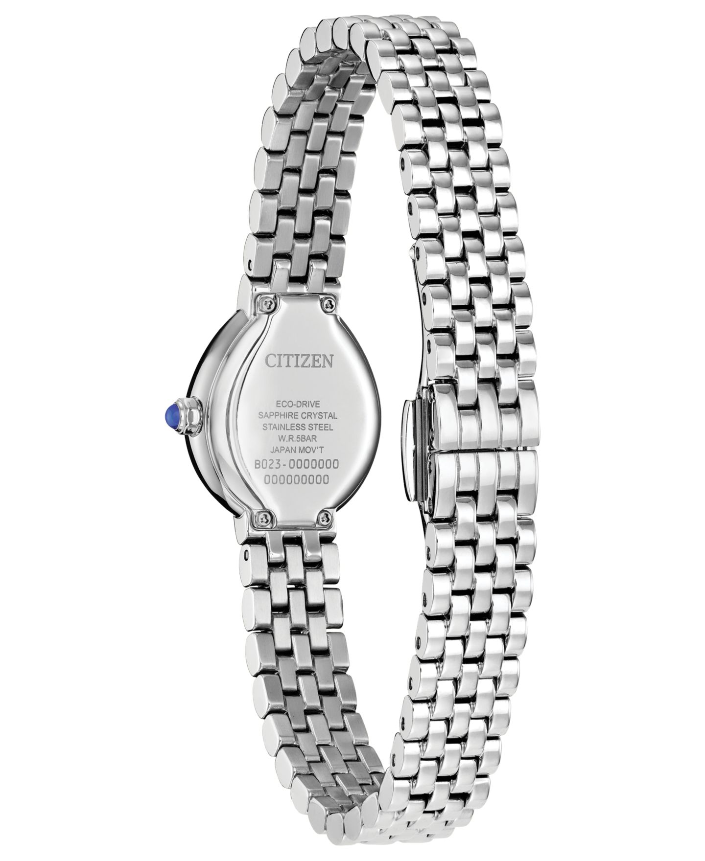 Женские часы Citizen Mini Rainell Silver-Tone Stainless Steel Bracelet Watch 20mm — фото 3