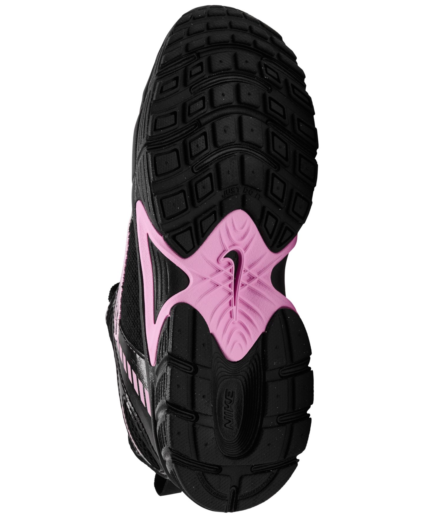 Детские кроссовки Nike V5 RNR Elastic Lace Lifestyle, цвет: Чёрный / Розовый — фото 6