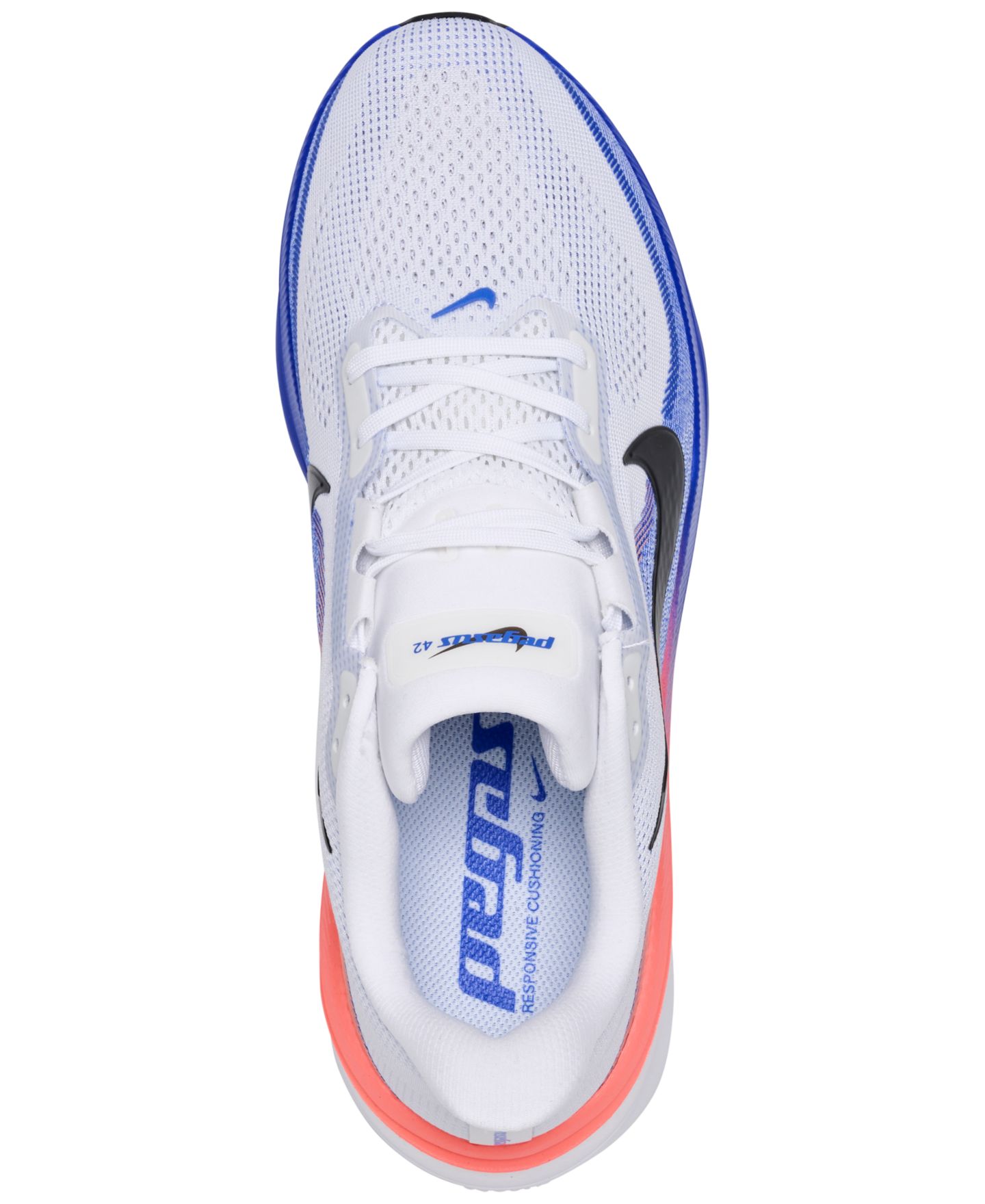 Мужские кроссовки Nike Pegasus 42 Running, цвет: Белый / Синий — фото 5
