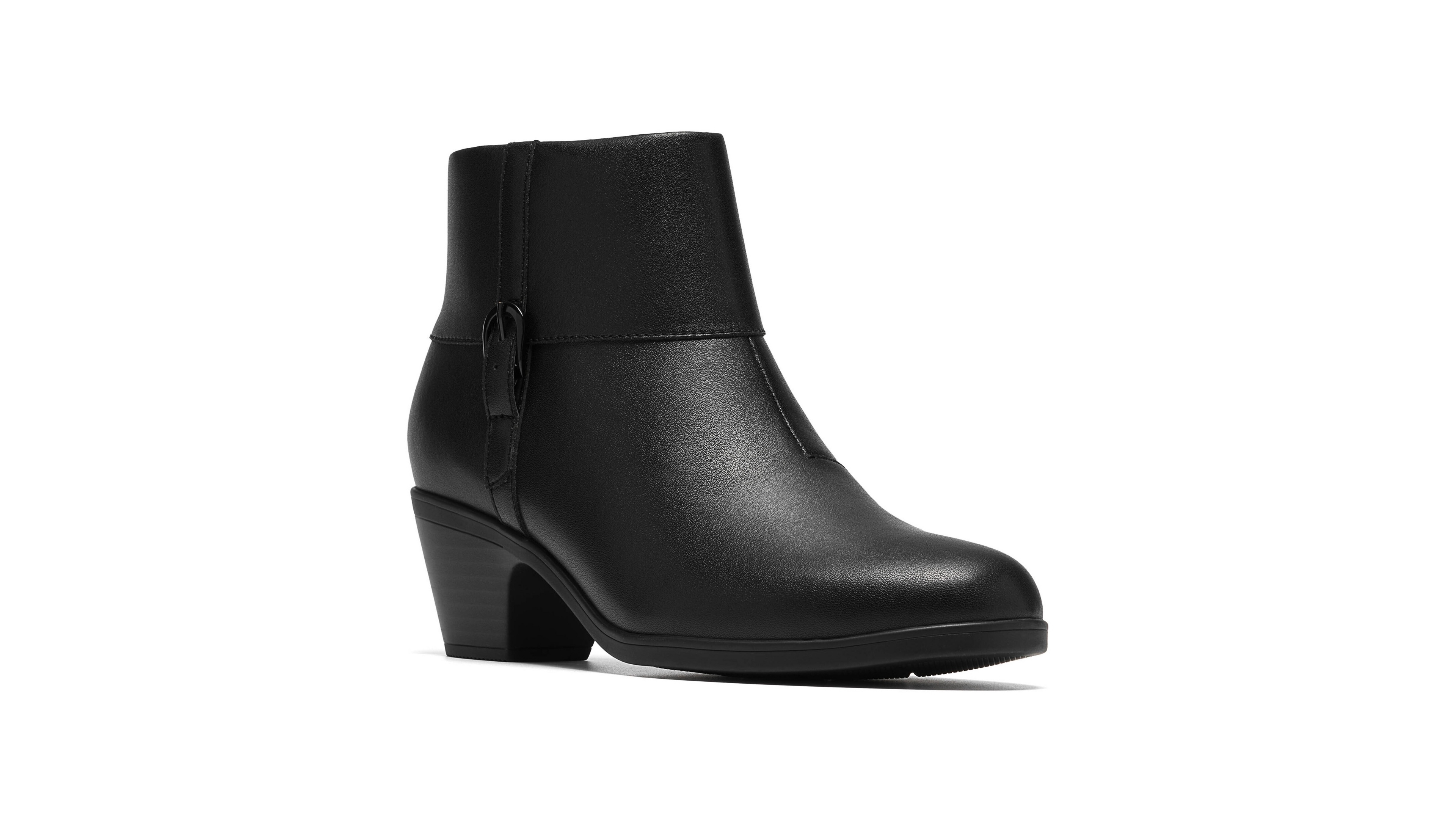 Clarks Women's Emily Block Heel Booties