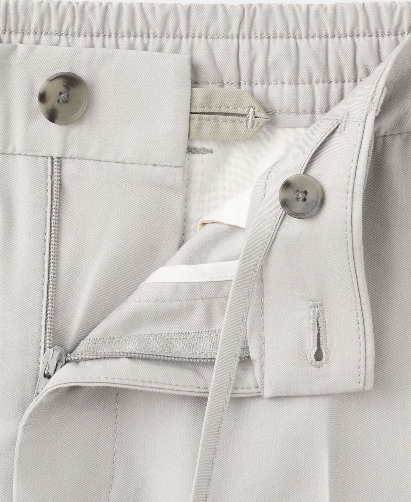 Мужские брюки Mango Slim-Fit Cotton-Lyocell-Blend, цвет: Ледяной серый — фото 3