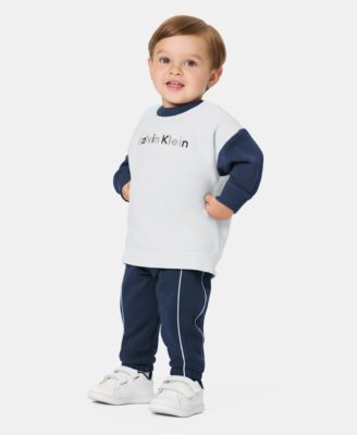 Baby Boys' Long-Sleeve Top and Pants, 2-Piece Set
