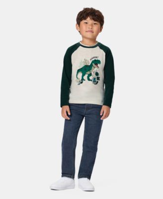 Toddler Boys' 2T-5T Long-Sleeve Top and Pants, 2-Piece Set