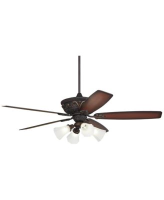 60" Montego Industrial Rustic Indoor Ceiling Fan LED Light Frosted Glass for Living Kitchen Home