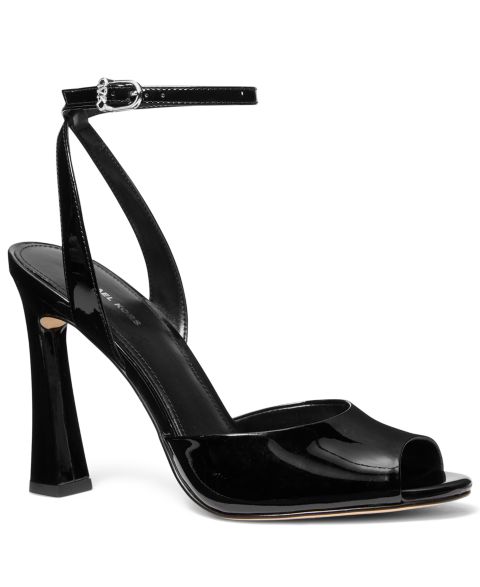 Женские сандалии Michael Kors Rosie Peep Toe High, цвет: Чёрный лаковый