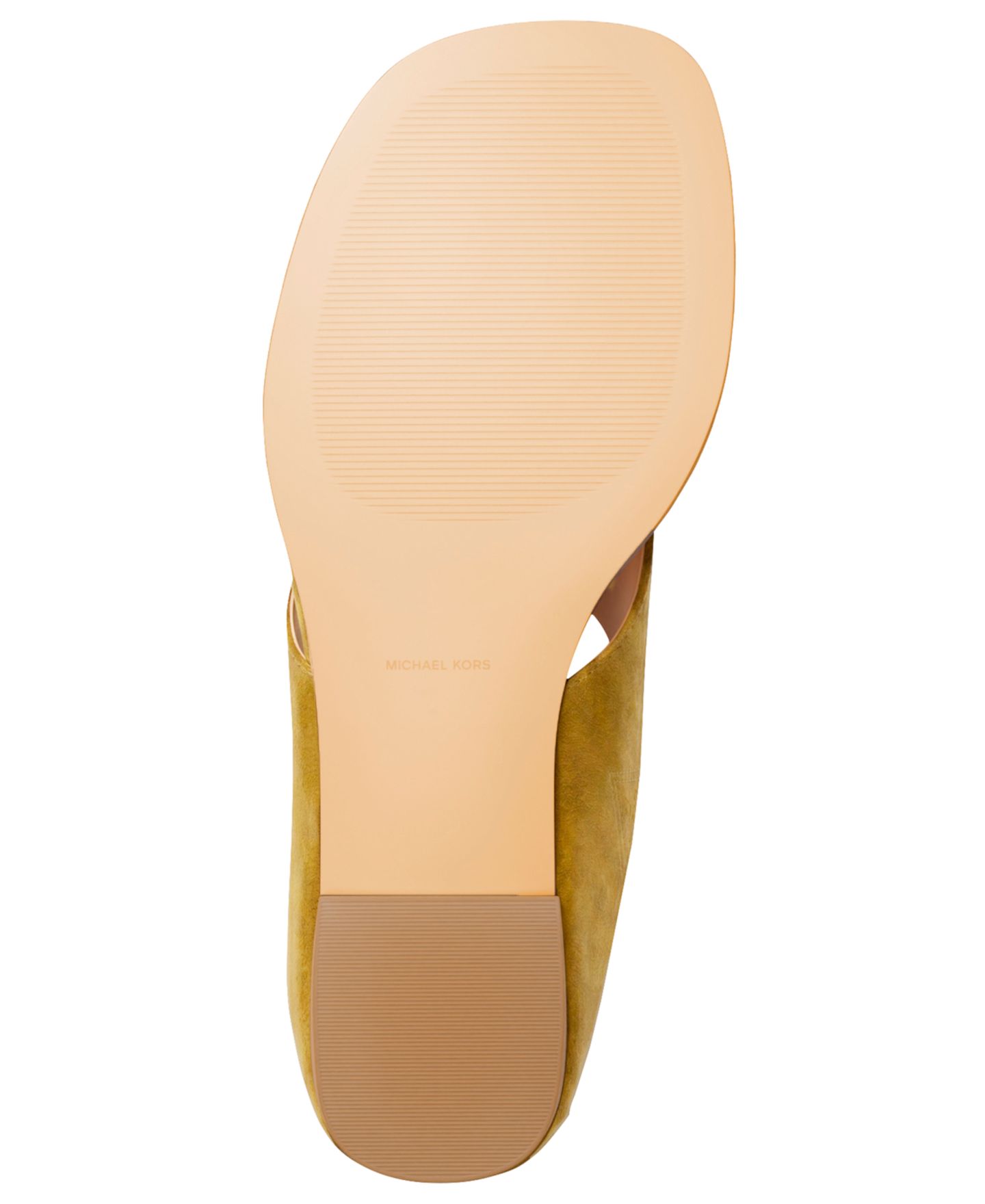 Женские сандалии Michael Kors Alster Thong Flat, цвет: Шартрез замшевый — фото 5