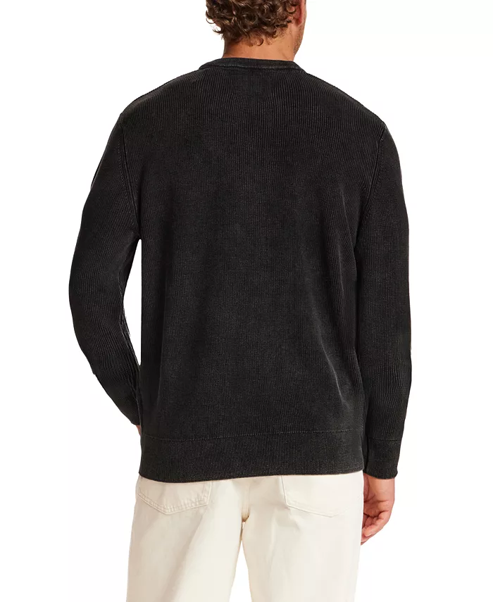 Men's Rib Knit Stonewash Sweater - thumbnail 8