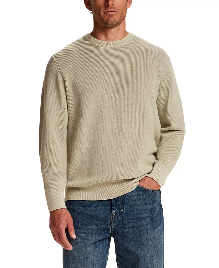 Men's Rib Knit Stonewash Sweater