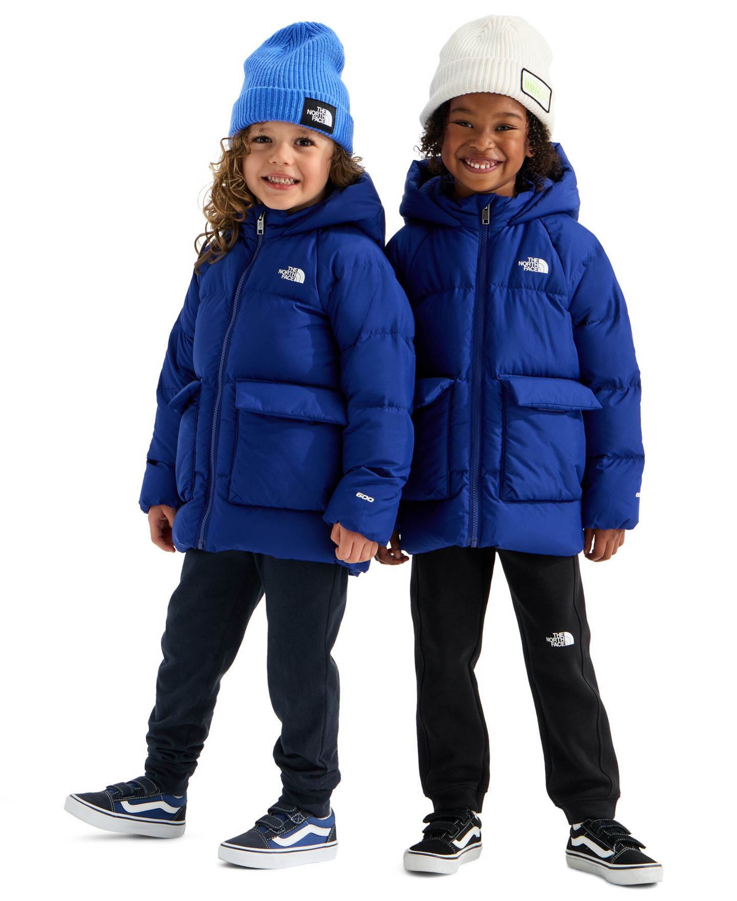 Детская куртка The North Face Down Fleece-Lined Insulated Parka, цвет: Насыщенный синий — фото 2