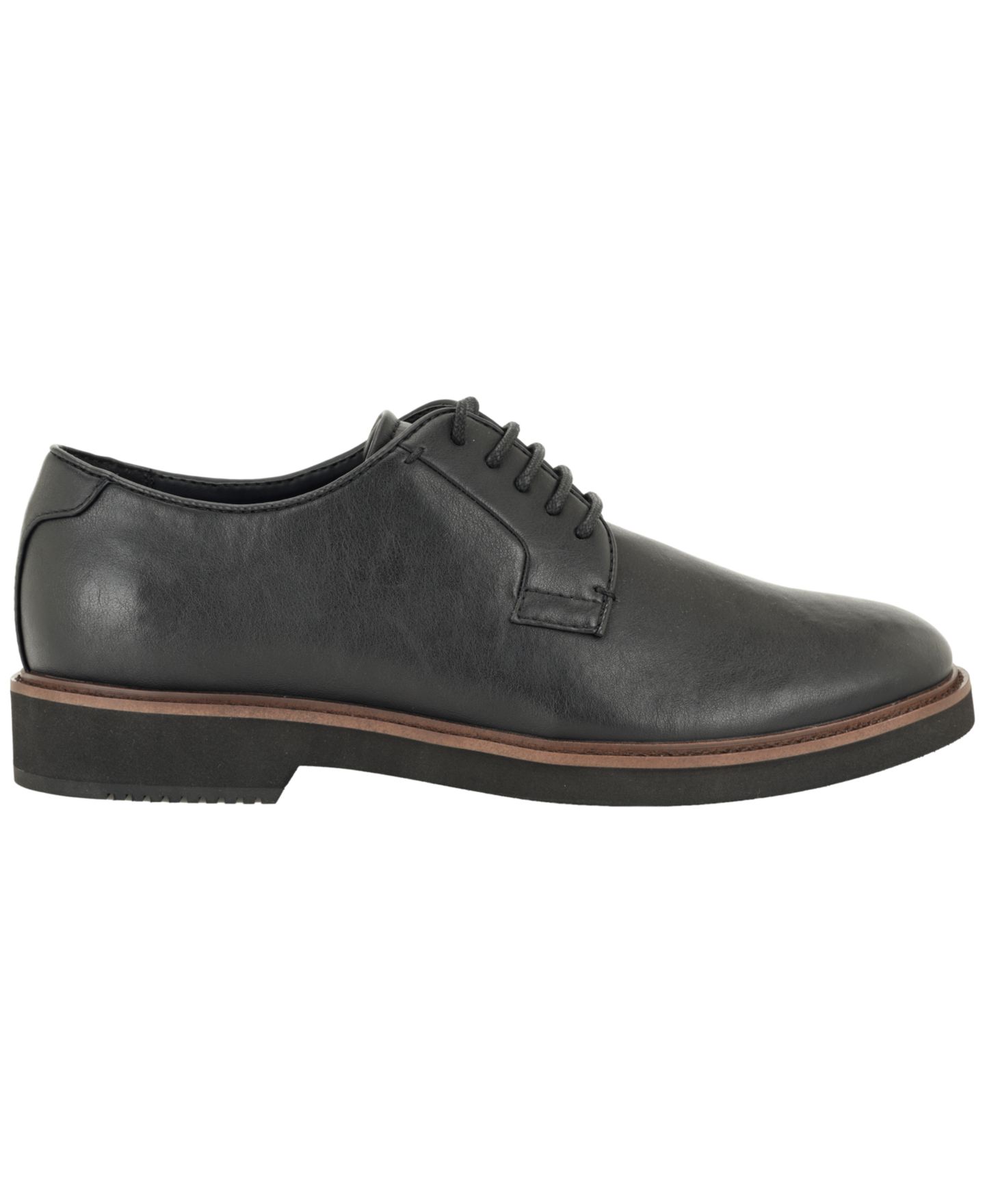 Обувь Calvin Klein Men's Torrean Casual Derby Shoes, цвет: Чёрный — фото 2
