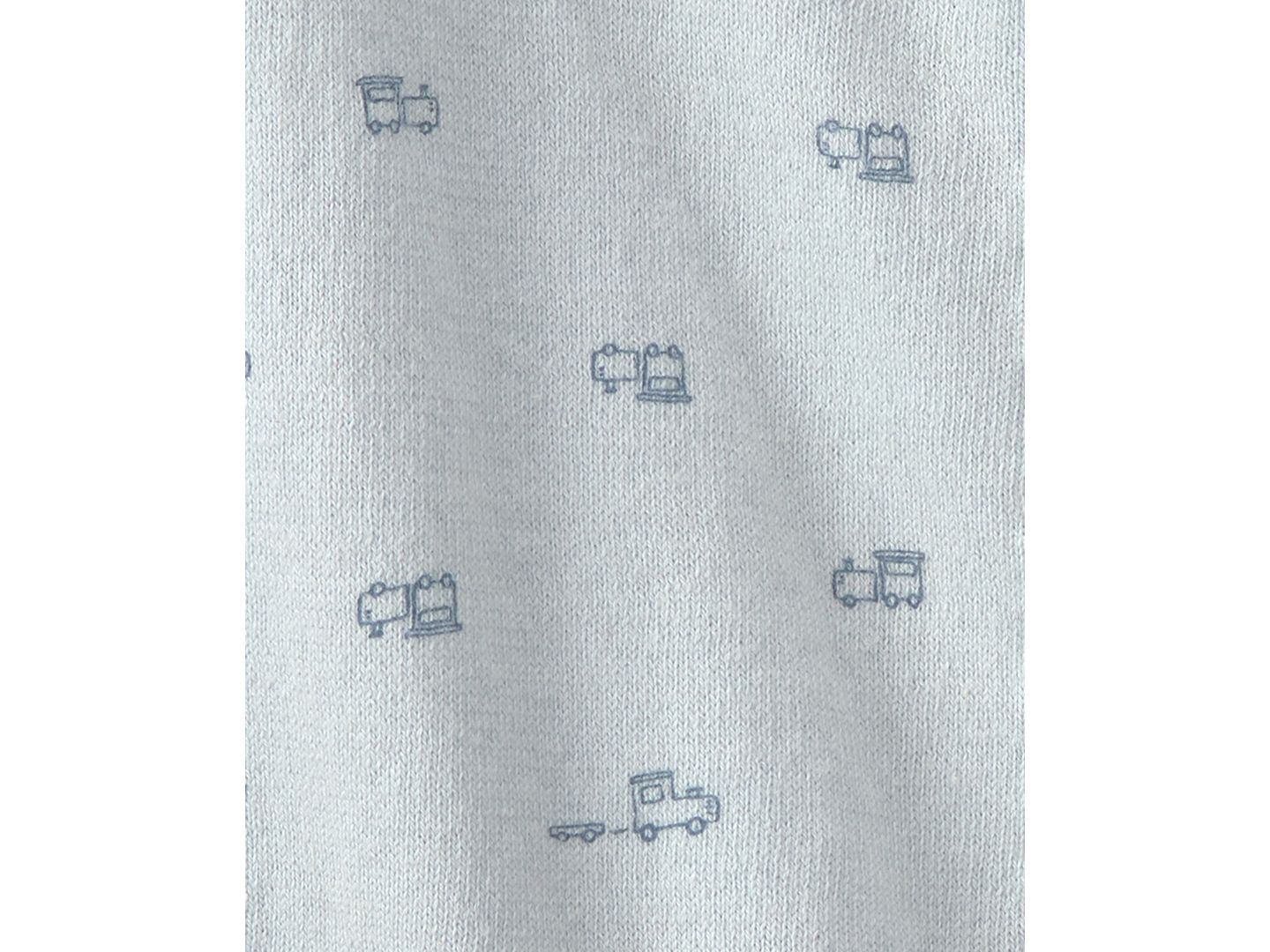 Комбинезон Carter's Train 2-Way Zip Long-Sleeve Jumpsuit для мальчиков-малышей, цвет: Синий — фото 4